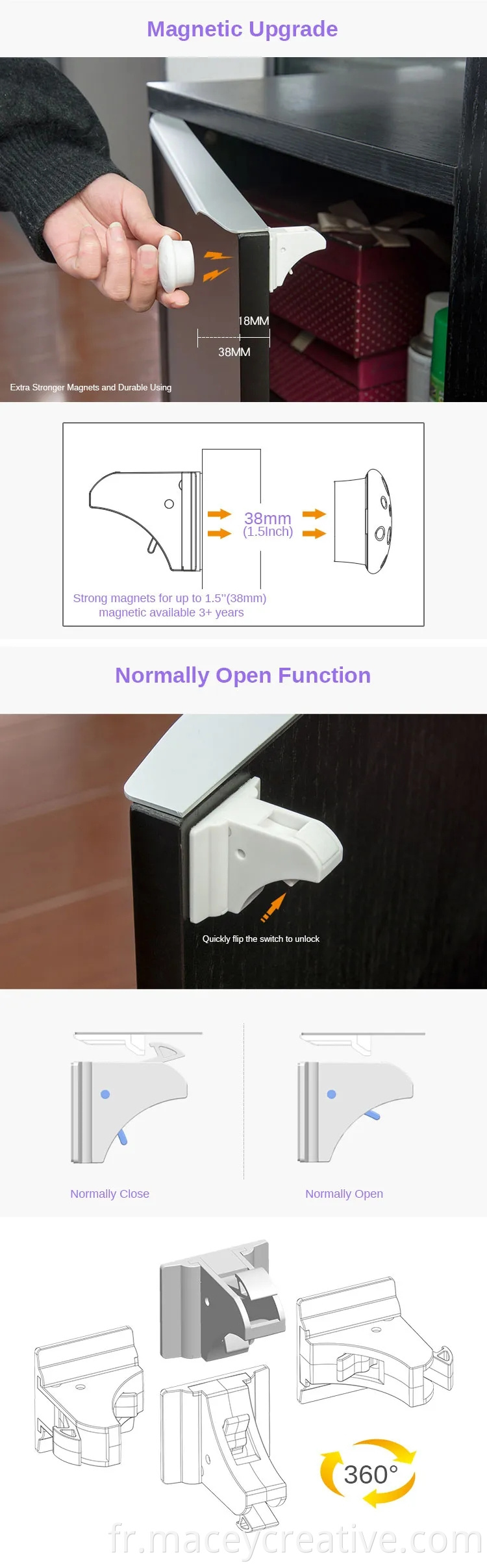 Magnetic Cabinet Lock